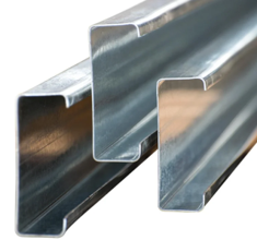 PERFIL C G40 100 x 50 x 1.5mm x 6m GALVANIZADO