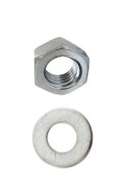 Tuerca Hexagonal Y Arandela Plana 3/8 100 unidades