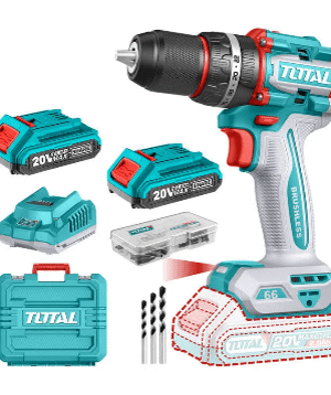 Taladro Total 20 V Percutor +  accesorios